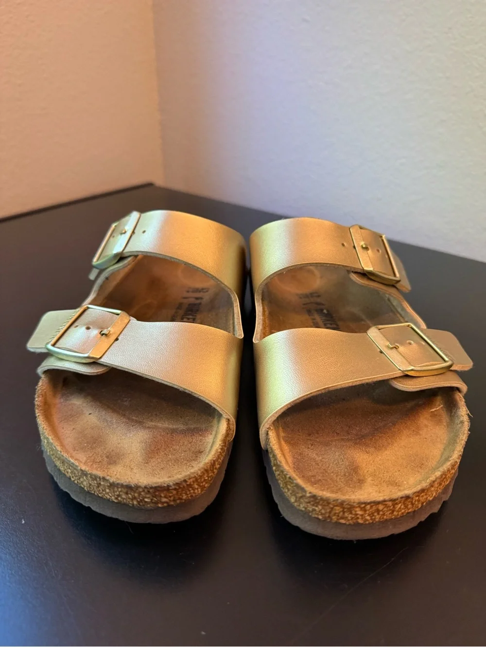 Birkenstock Arizona Birko-Flor Patent Sandals - Picture 2 of 9
